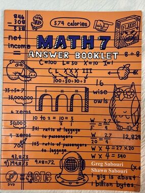 Teaching Textbooks Math 7 Answer Key Booklet 7th grade homeschool math